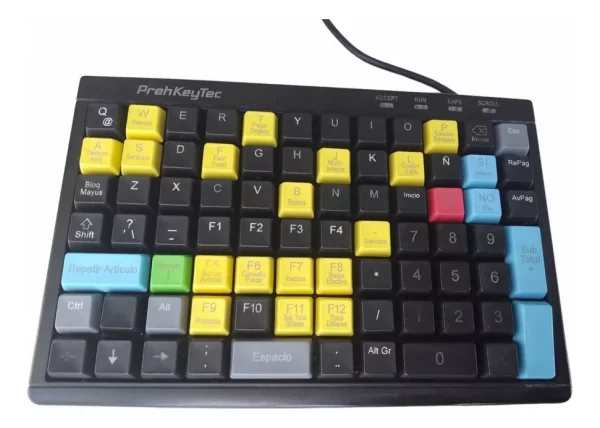 Teclado Para Negocio Programable Prehkeytec Punto Venta