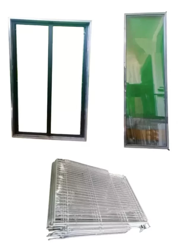 Puerta Cuarto Frío Cromada Anthony Lampara Autoservicio - Imagen 2