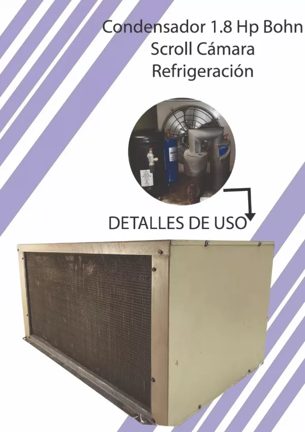 Unidad Bohn Baja Temperatura Scroll Refrigeración 1.8 Hp - Imagen 5