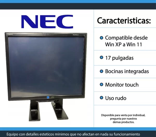 Oferta Terminal Touch Nec 17´´ All In One Punto Venta Remate - Imagen 8