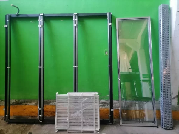 Puerta Cuarto Frío Cromada Anthony Lampara Autoservicio - Imagen 9